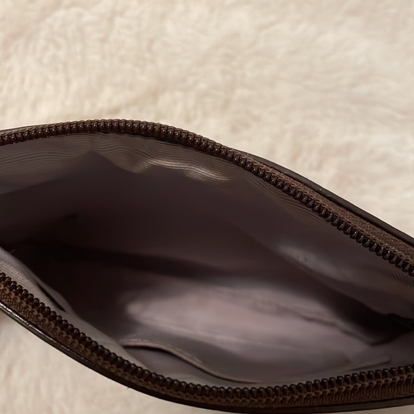 Coach Brown Gathered Wristlet - Picture 7 of 8